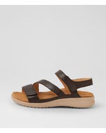 Boyde Xw Choc Almond Leather Sandals