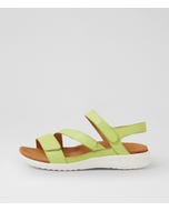 Boyde Xw Lightt Citrus White Leather Sandals