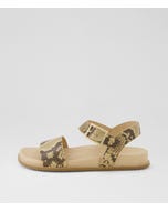 Hammil W Camel Choc Leather Sandals