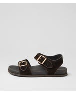 Hastice W Choc Suede Sandals
