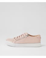 Pryor Xf Pale Pink White Leather Sneakers