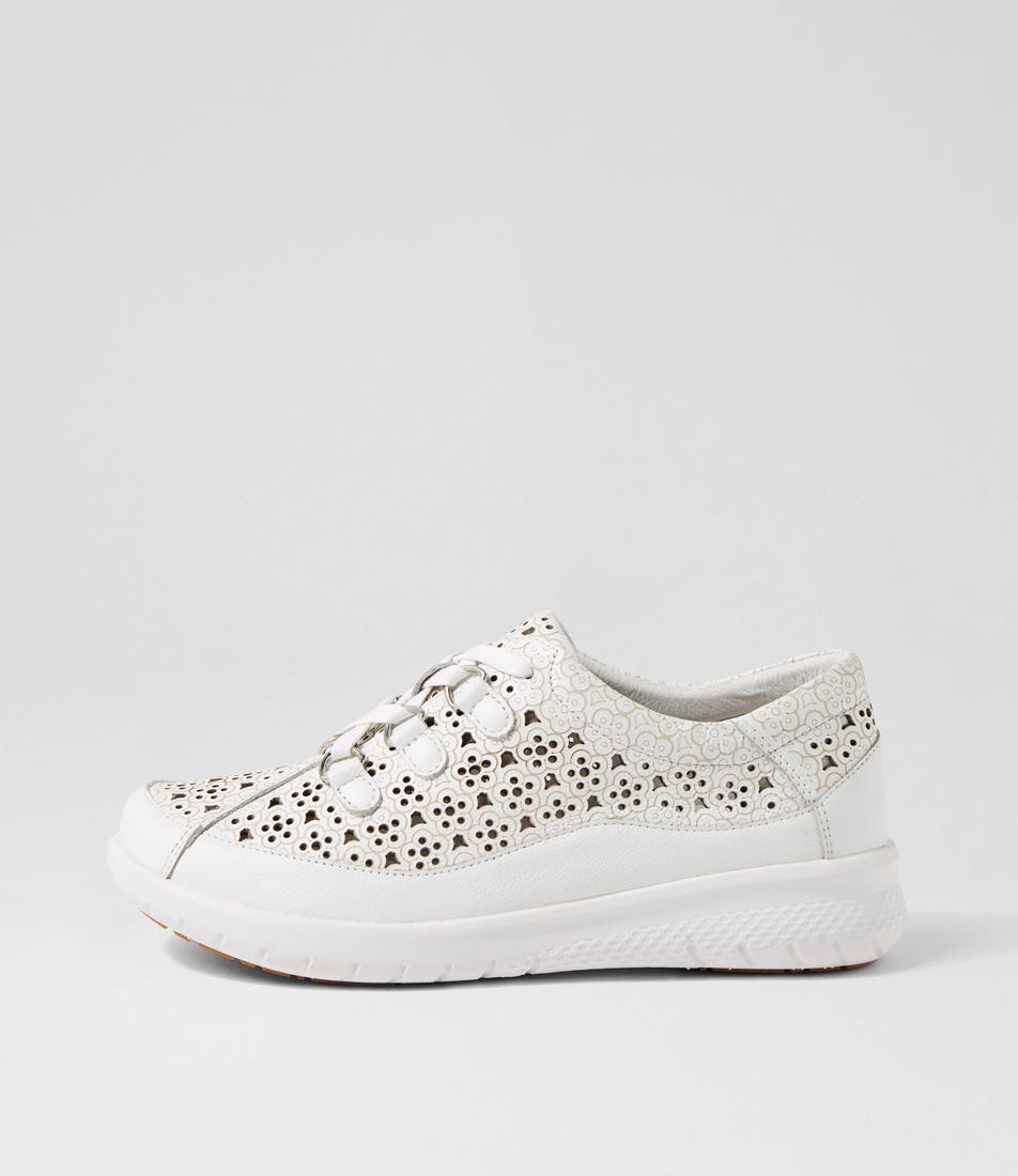 Sarmi Xf White Leather Sneakers
