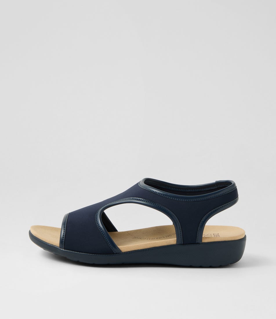Ullahs W Navy Neoprene Sandals