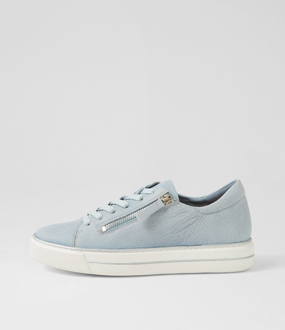 Kerk W Denim Tumble Leather Sneakers