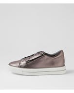 Kerk W Pewter Tumble Leather Sneakers