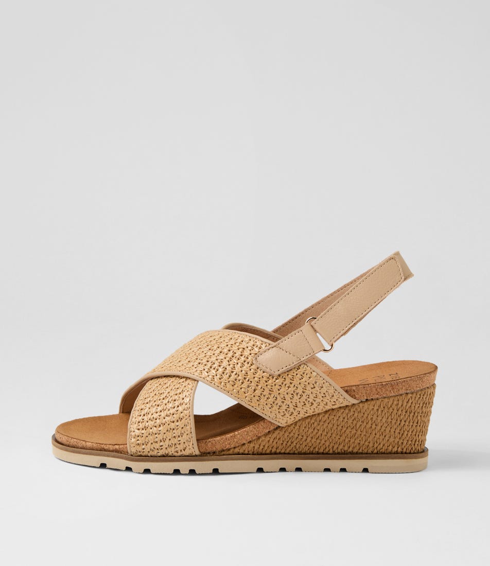 Klopps W Vanilla Fabric Sandals