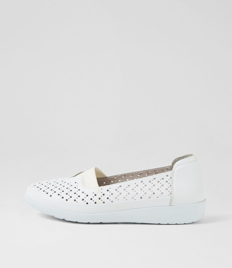 Unki Xf White Leather Sneakers