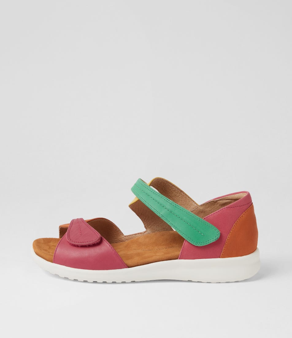 Bazra Xw Bright Multi Leather Sandals