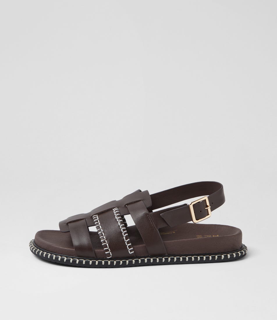 Ihoppe W Choc Leather Sandals