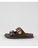 Iyami W Choc Leather Sandals