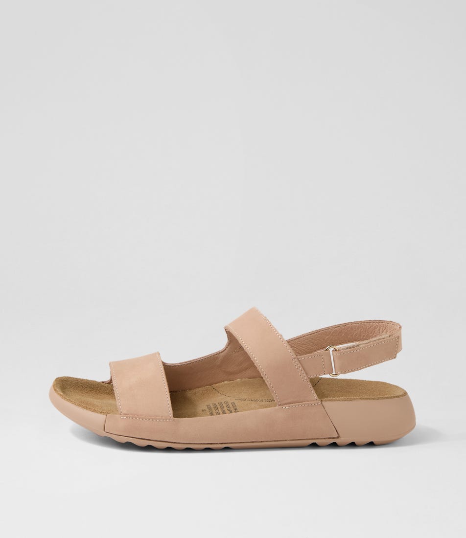 Yocco W Almond Leather Sandals
