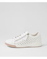 Aurie Xf White Leather Sneakers