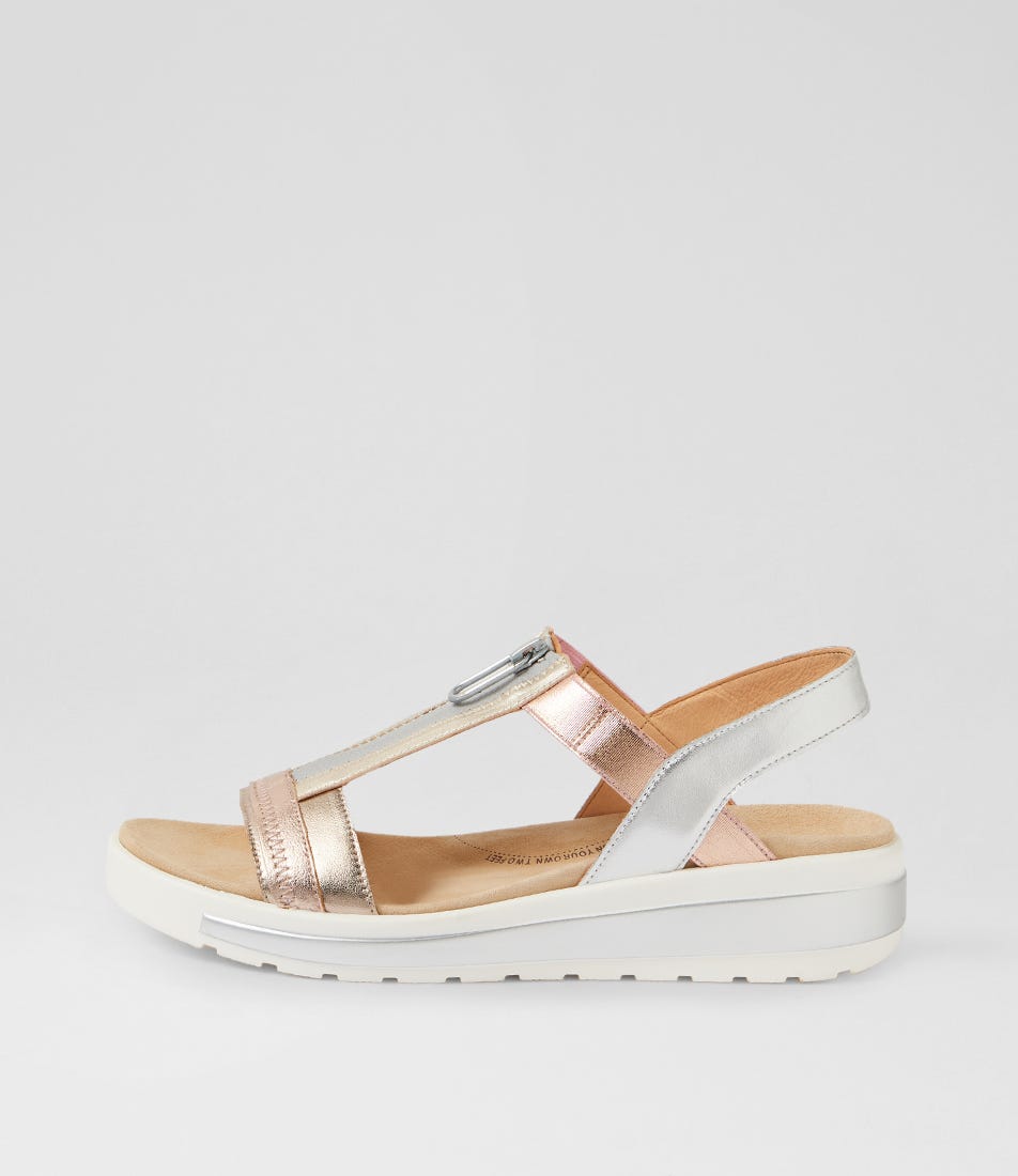 Gista W Metallic Multi Leather Sandals