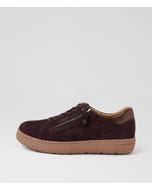 Oceanne Xw Choc Metallic Suede Leather Sneakers