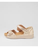 Bobbies Xw Champ Speckle Almond Leather Sandals