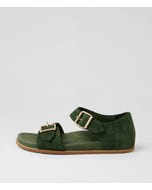 Hanka W Olive Suede Sandals