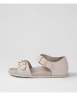Hanka W Almond Leather Sandals