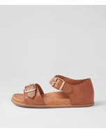 Hanka W Tan Leather Sandals