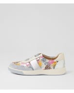 Arder Xf Blue Grey Silver Cut Multi Flat Shoes