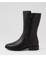 Sopra Xf Black Leather Calf Boots