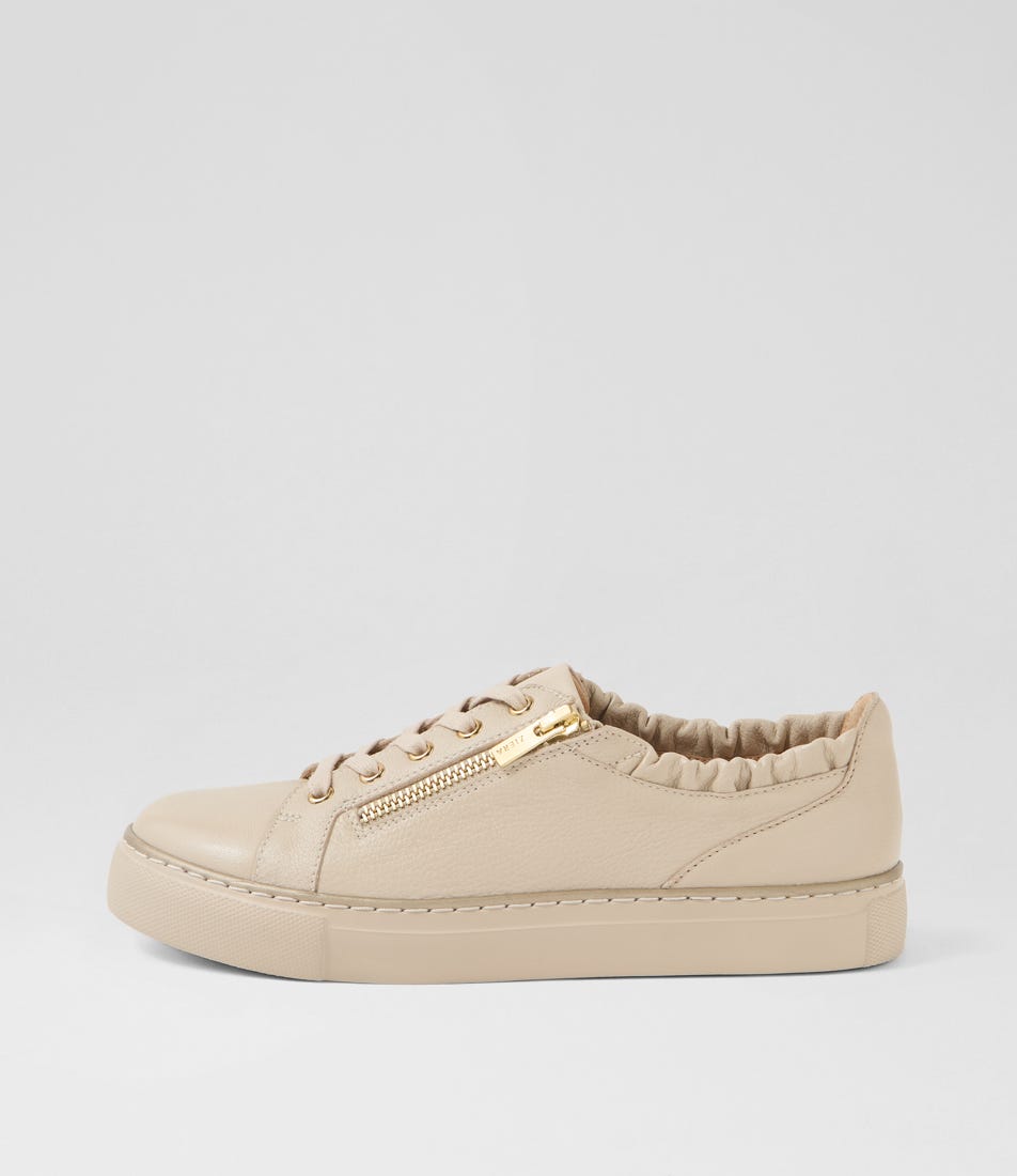 Peeces Xf Almond Leather Sneakers