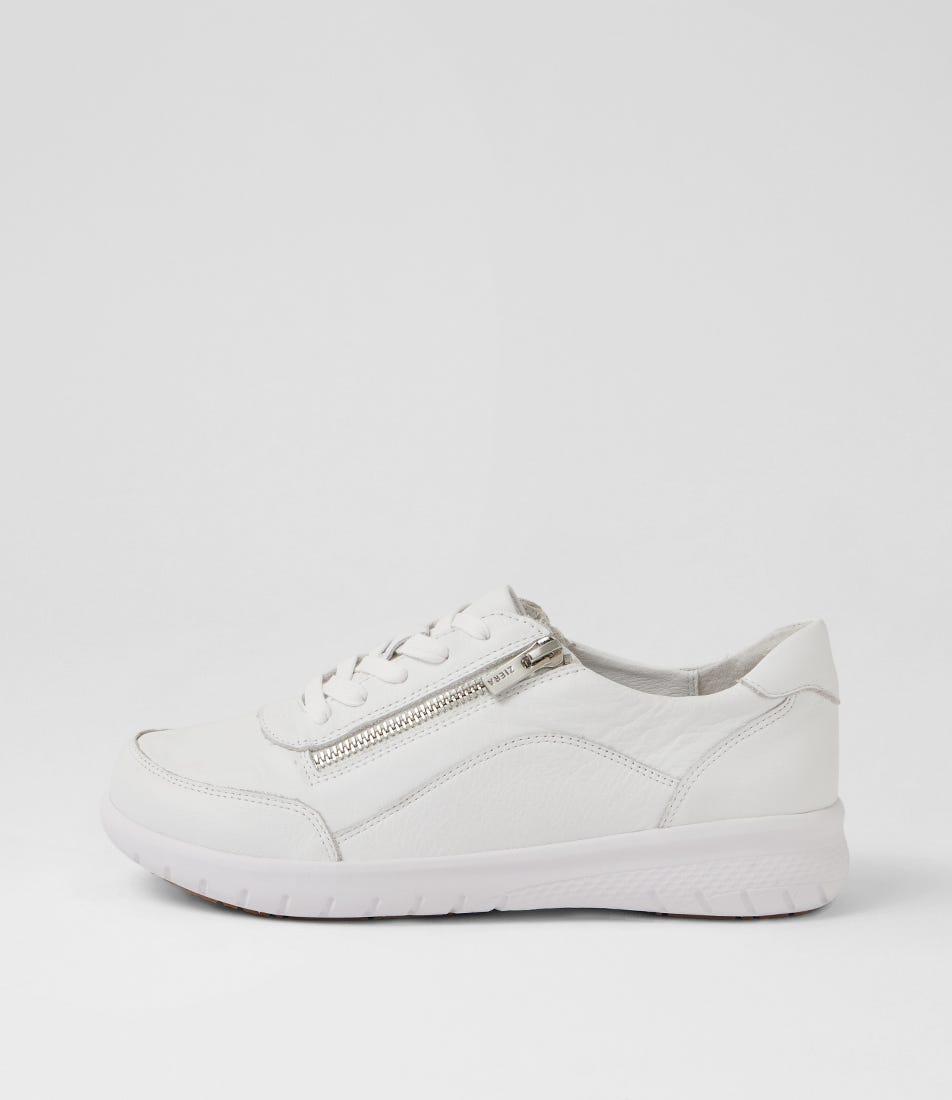 Spela Xw White Leather Sneakers