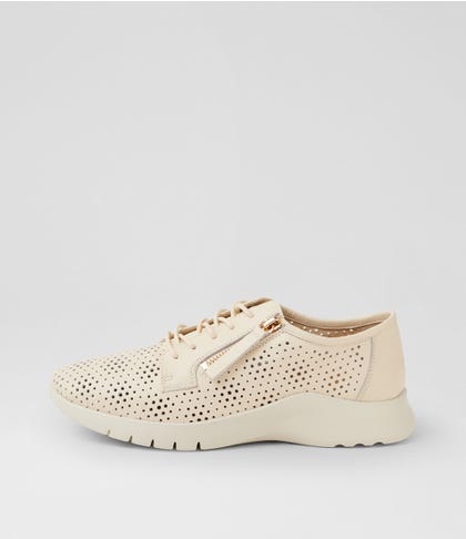 Pozer Xw Almond Leather Sneakers