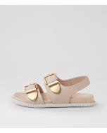 Iwell W Almond Leather Sandals