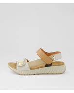 Lomar W Almond Multi Leather Sandals