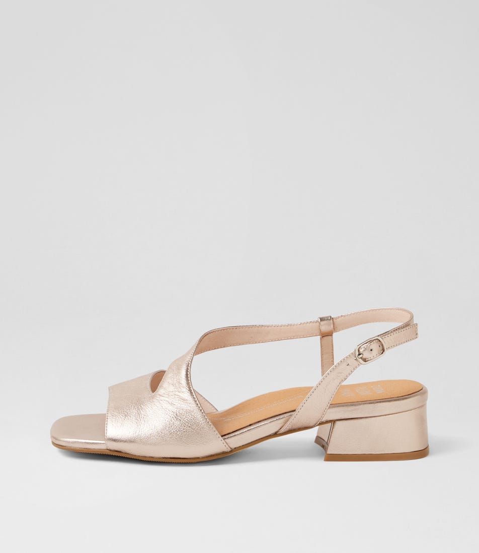 Mescot W Platino Leather Sandals