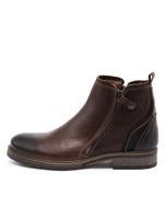 Hunter Wr Dark Brown Leather